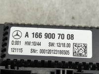 2013 Mercedes-Benz Gl450 Climate Control Module Temperature AC/Heater Replacement P/N:A 166 900 70 08 Fits OEM Used Auto Par