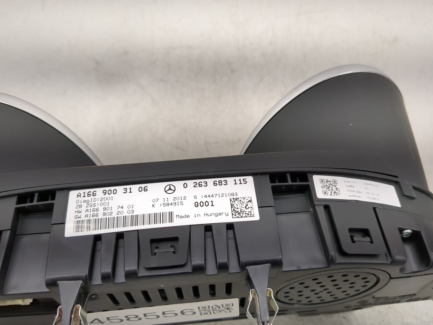 2013 Mercedes-Benz Gl450 Instrument Cluster Speedometer Gauges P/N:A1669003106 0263683115, A1669017401, A1669022003 Miles: F