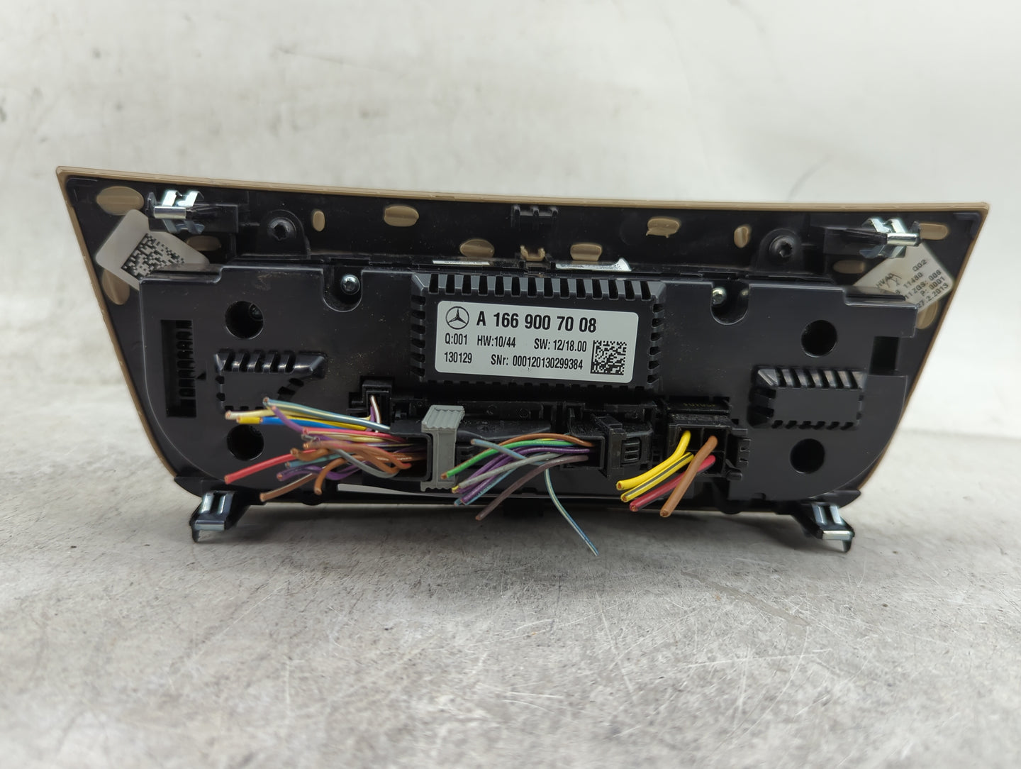 2013 Mercedes-Benz Gl450 Climate Control Module Temperature AC/Heater Replacement P/N:A 166 900 70 08 Fits OEM Used Auto Par