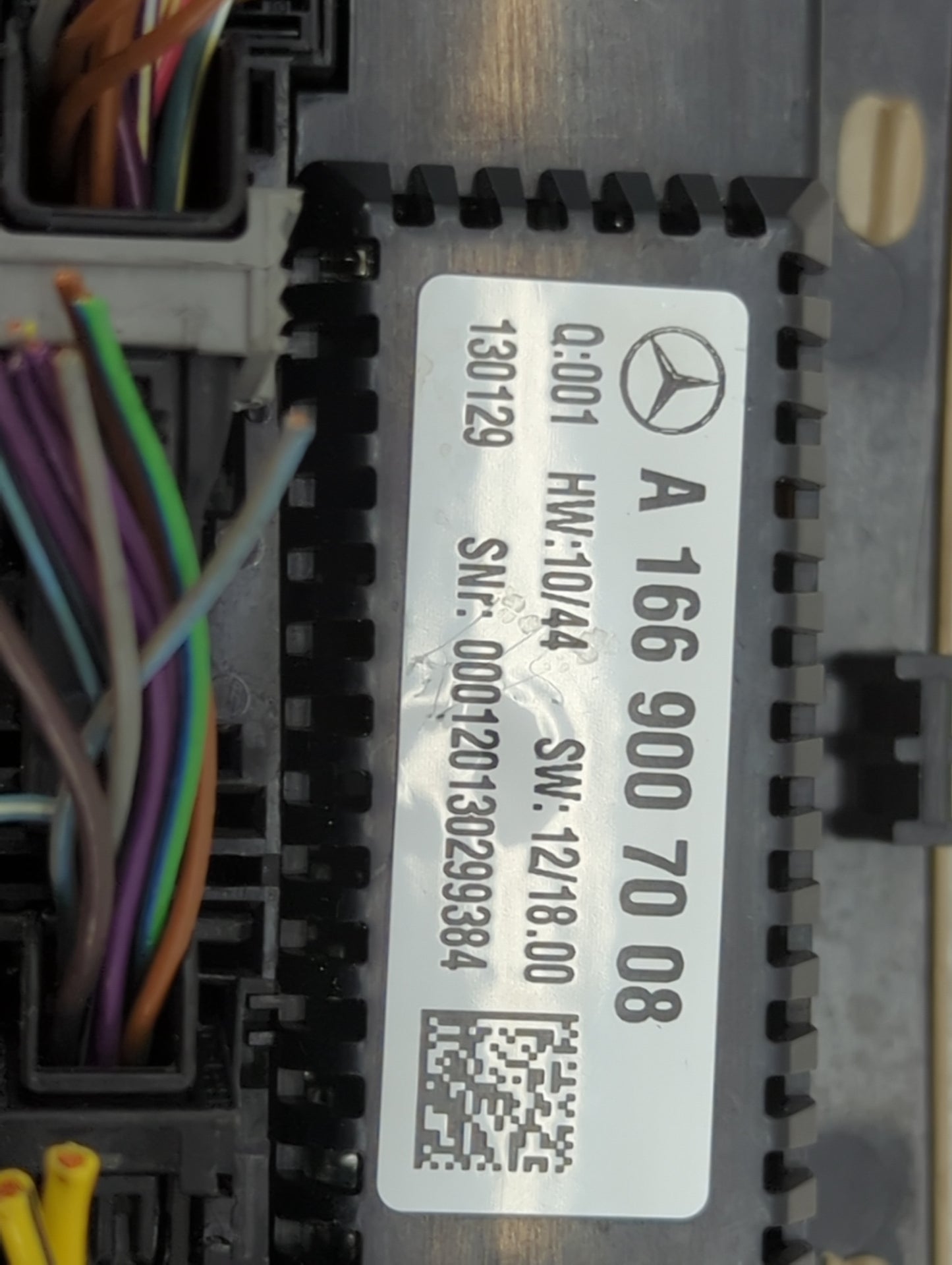 2013 Mercedes-Benz Gl450 Climate Control Module Temperature AC/Heater Replacement P/N:A 166 900 70 08 Fits OEM Used Auto Par