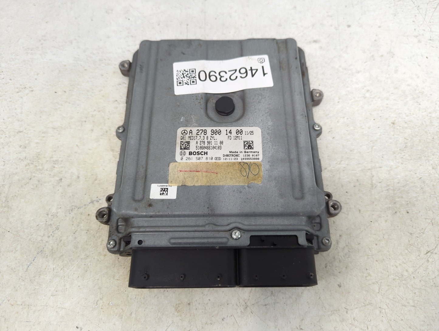 2013 Mercedes-Benz Gl450 PCM Engine Control Computer ECU ECM PCU OEM P/N:A2789001400 A2789011100, 0261S07810 Fits Fits 2014 