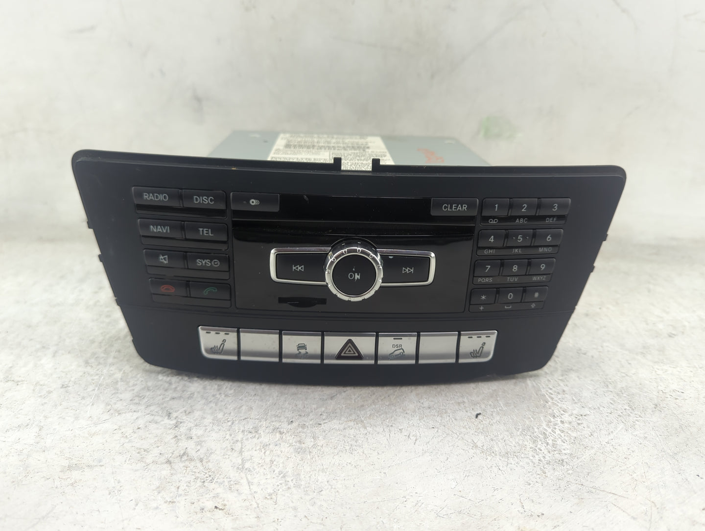 2013 Mercedes-Benz Gl450 Radio AM FM Cd Player Receiver Replacement P/N:A 1669002109 A1669019900, A1669020505 Fits OEM Used 
