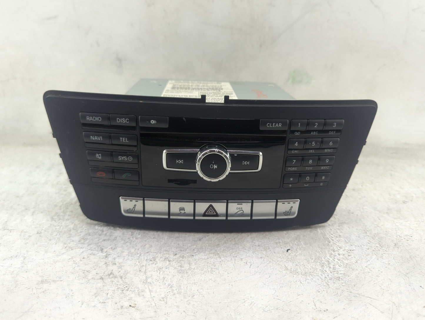 2013 Mercedes-Benz Gl450 Radio AM FM Cd Player Receiver Replacement P/N:A 1669002109 A1669019900, A1669020505 Fits OEM Used 