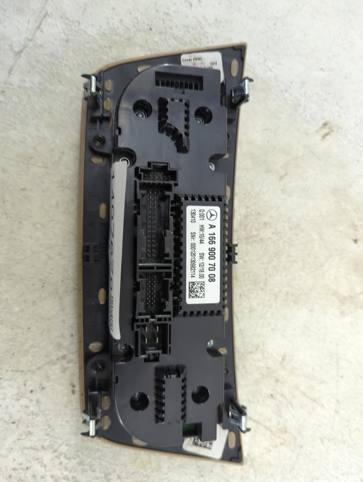 2013 Mercedes-Benz Gl450 Climate Control Module Temperature AC/Heater Replacement P/N:A1669007008 Fits OEM Used Auto Parts -
