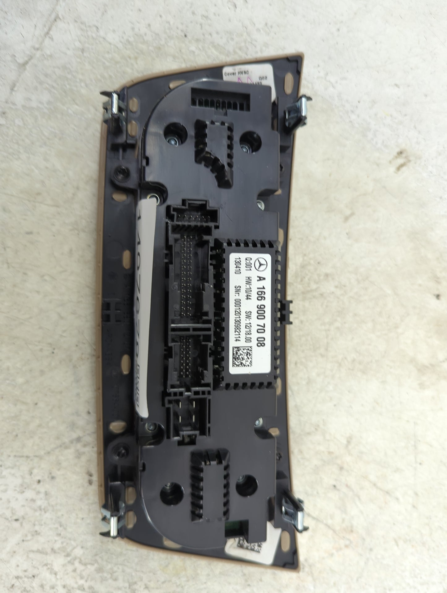 2013 Mercedes-Benz Gl450 Climate Control Module Temperature AC/Heater Replacement P/N:A1669007008 Fits OEM Used Auto Parts -