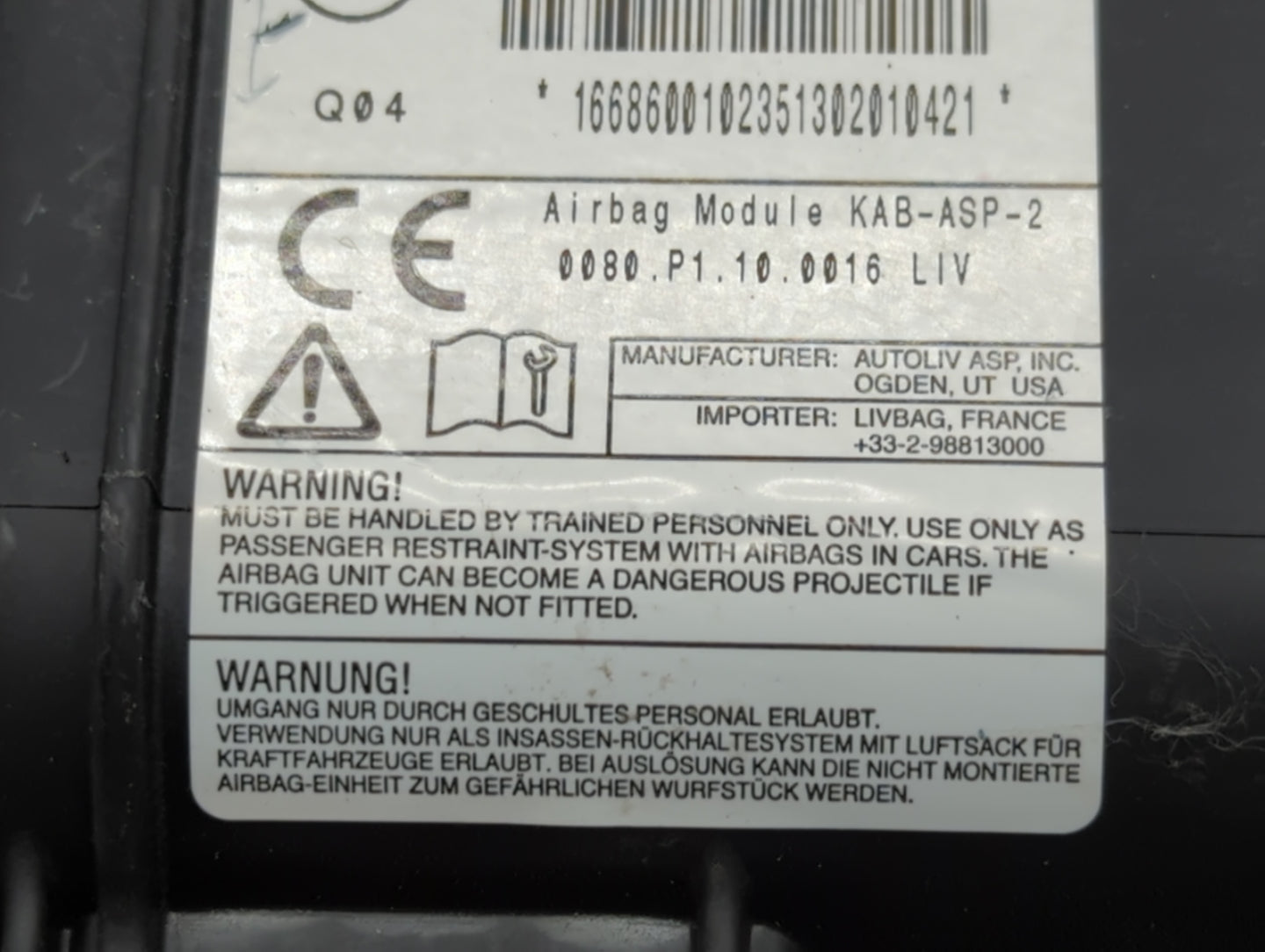 2013-2016 Mercedes-Benz Gl450 Air Bag Driver Left Knee OEM P/N:YTH2ZB0MAGS W166KAB Fits OEM Used Auto Parts - Oemusedautopar