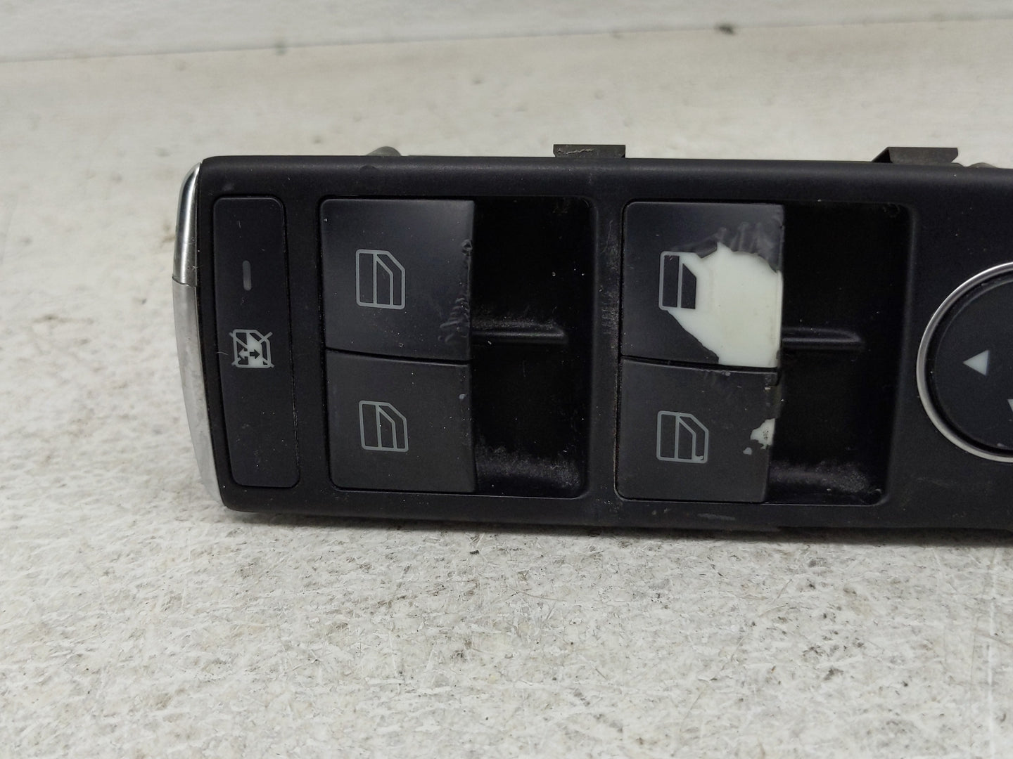 2012-2015 Mercedes-Benz Ml350 Master Power Window Switch Replacement Driver Side Left P/N:A 166 905 44 00 Fits OEM Used Auto