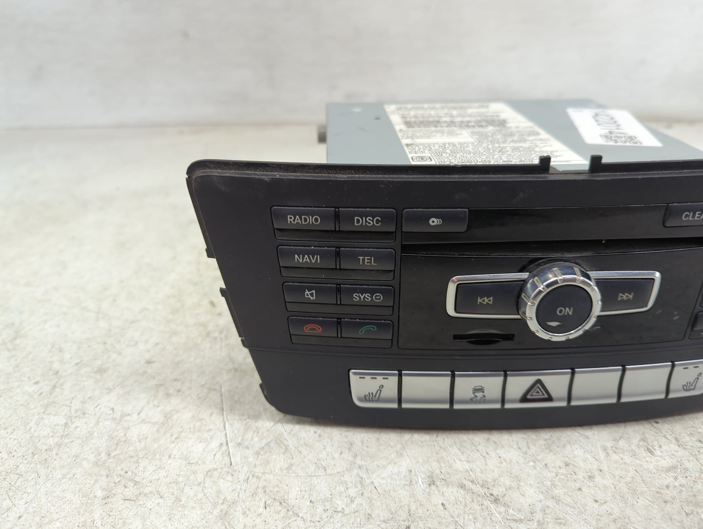 2013 Mercedes-Benz Ml350 Radio AM FM Cd Player Receiver Replacement Fits OEM Used Auto Parts - Oemusedautoparts1.com