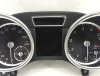 2013 Mercedes-Benz Ml350 Instrument Cluster Speedometer Gauges P/N:A1669003106 0263683115, A1669017401, A1669022003 Miles:63
