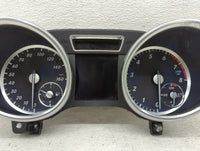 2013 Mercedes-Benz Ml350 Instrument Cluster Speedometer Gauges P/N:A166 900 34 06 Miles: Fits OEM Used Auto Parts - Oemuseda
