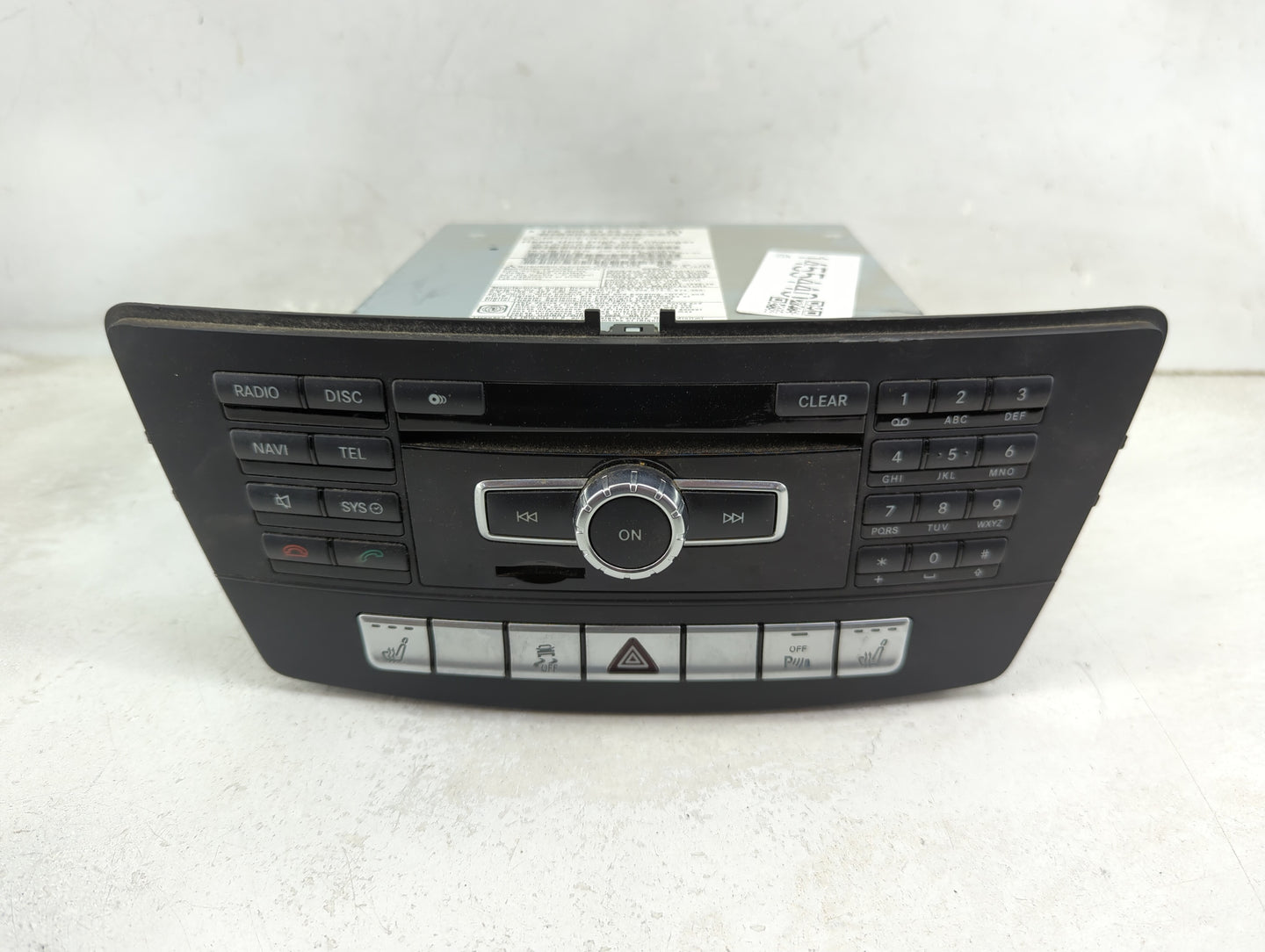 2013 Mercedes-Benz Ml350 Radio AM FM Cd Player Receiver Replacement P/N:A1669002309 A 166 900 23 09 Fits OEM Used Auto Parts