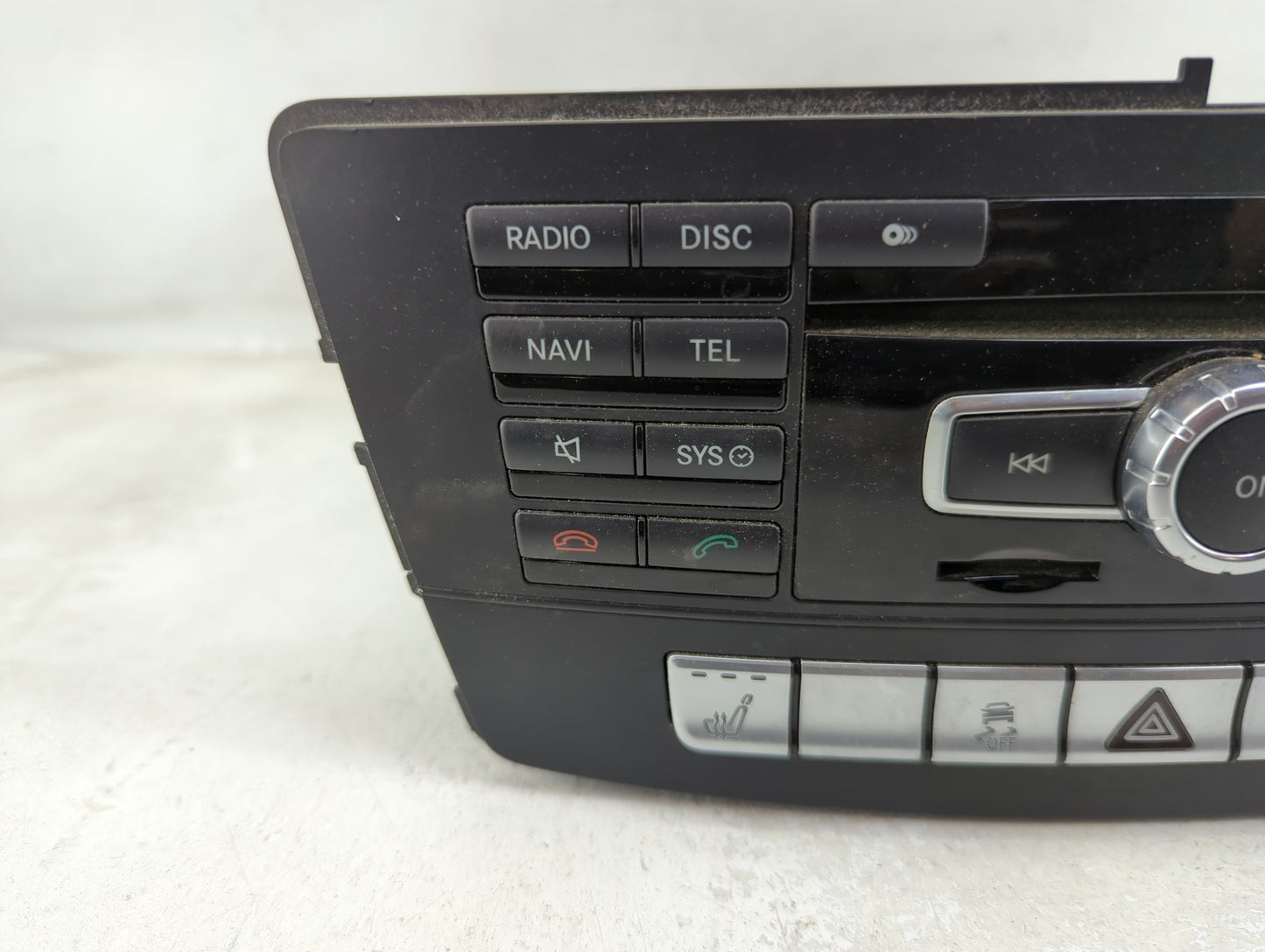 2013 Mercedes-Benz Ml350 Radio AM FM Cd Player Receiver Replacement P/N:A1669002309 A 166 900 23 09 Fits OEM Used Auto Parts