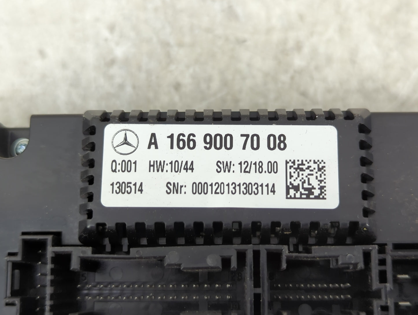 2012-2013 Mercedes-Benz Ml350 Climate Control Module Temperature AC/Heater Replacement P/N:A 166 900 70 08 Fits Fits 2012 20