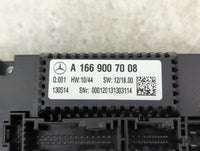 2012-2013 Mercedes-Benz Ml350 Climate Control Module Temperature AC/Heater Replacement P/N:A 166 900 70 08 Fits Fits 2012 20