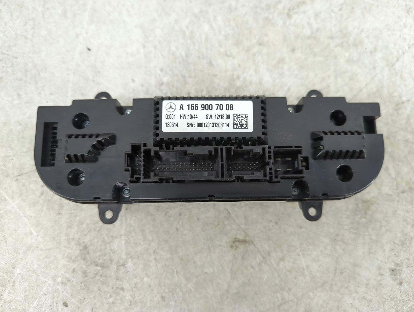 2012-2013 Mercedes-Benz Ml350 Climate Control Module Temperature AC/Heater Replacement P/N:A 166 900 70 08 Fits Fits 2012 20