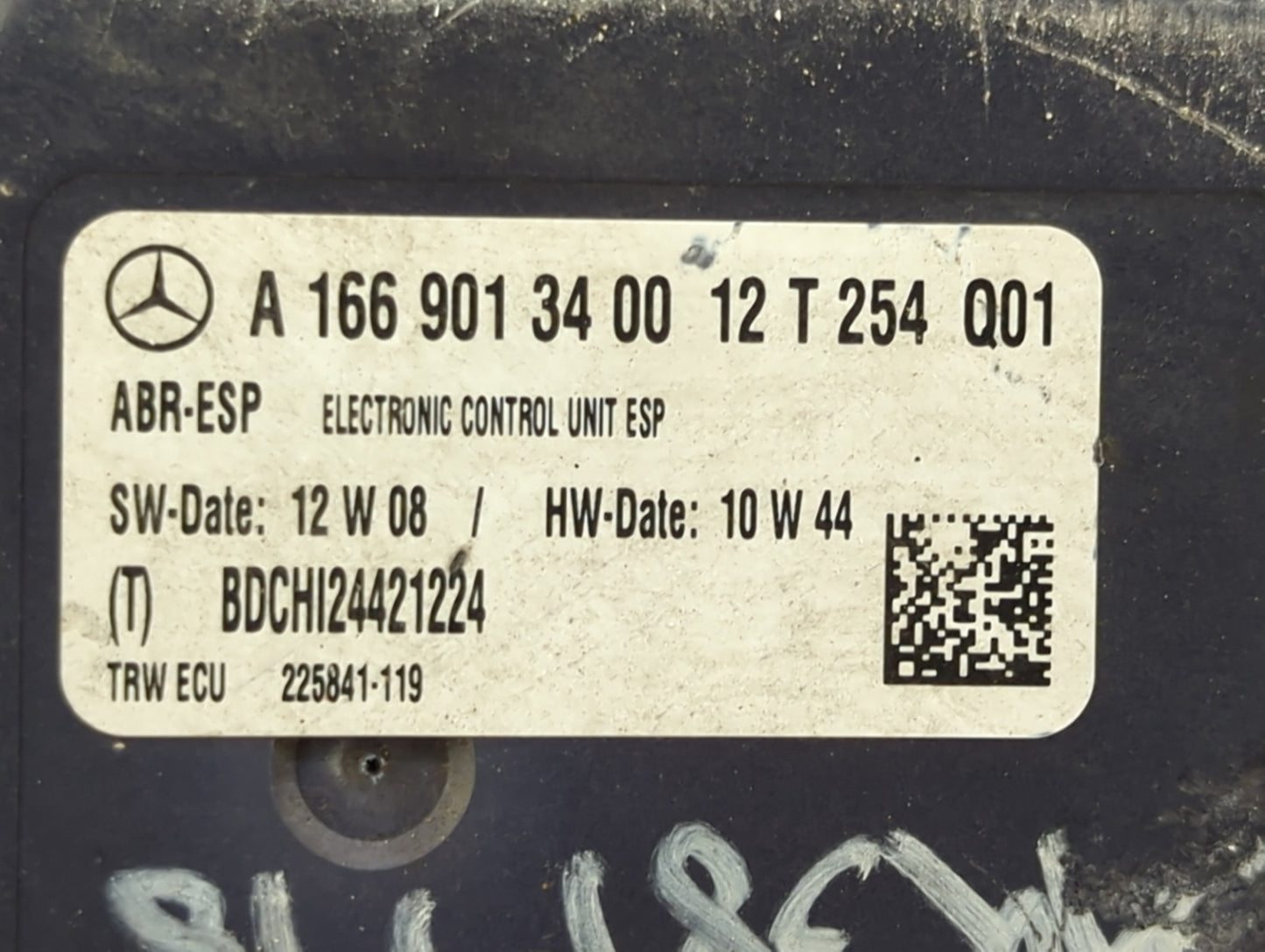 2012-2013 Mercedes-Benz Ml350 ABS Pump Control Module Replacement P/N:A1664314612 A1669013400, 225841-119 Fits Fits 2012 201
