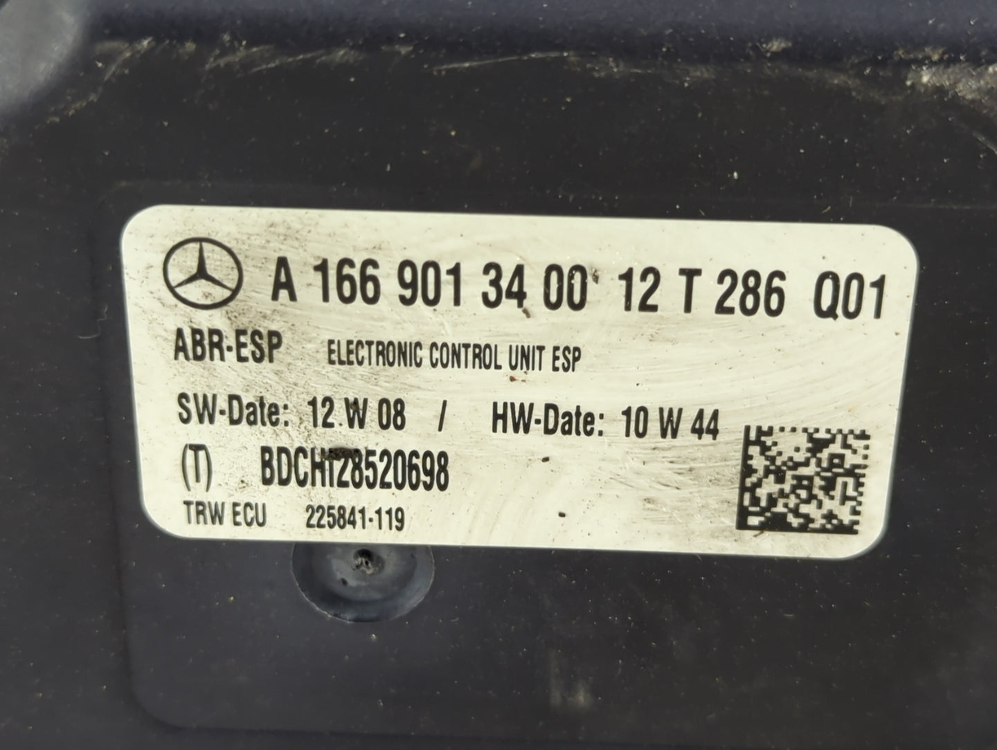 2012-2013 Mercedes-Benz Ml350 ABS Pump Control Module Replacement P/N:A1669013400 225841-119, KA2290C089BAC Fits Fits 2012 2
