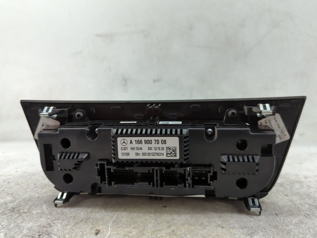 2013 Mercedes-Benz Ml350 Climate Control Module Temperature AC/Heater Replacement P/N:A1669007008 Fits OEM Used Auto Parts -