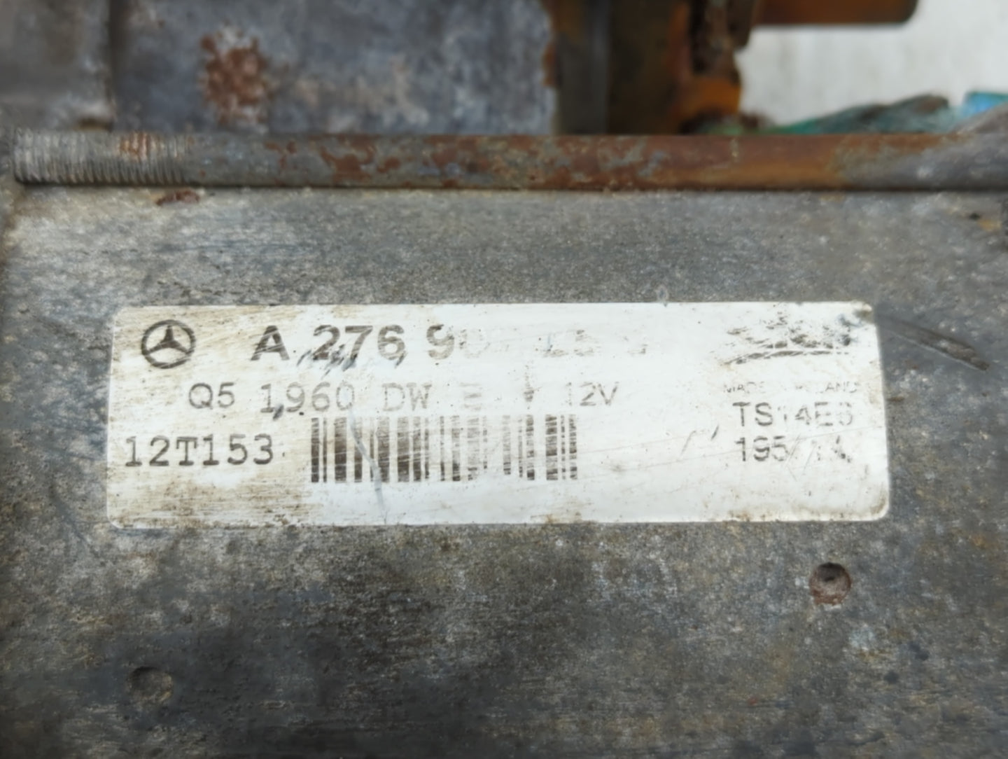 2012-2015 Mercedes-Benz Ml350 Car Starter Motor Solenoid OEM Fits Fits 2012 2013 2014 2015 2016 2017 2018 2019 OEM Used Auto