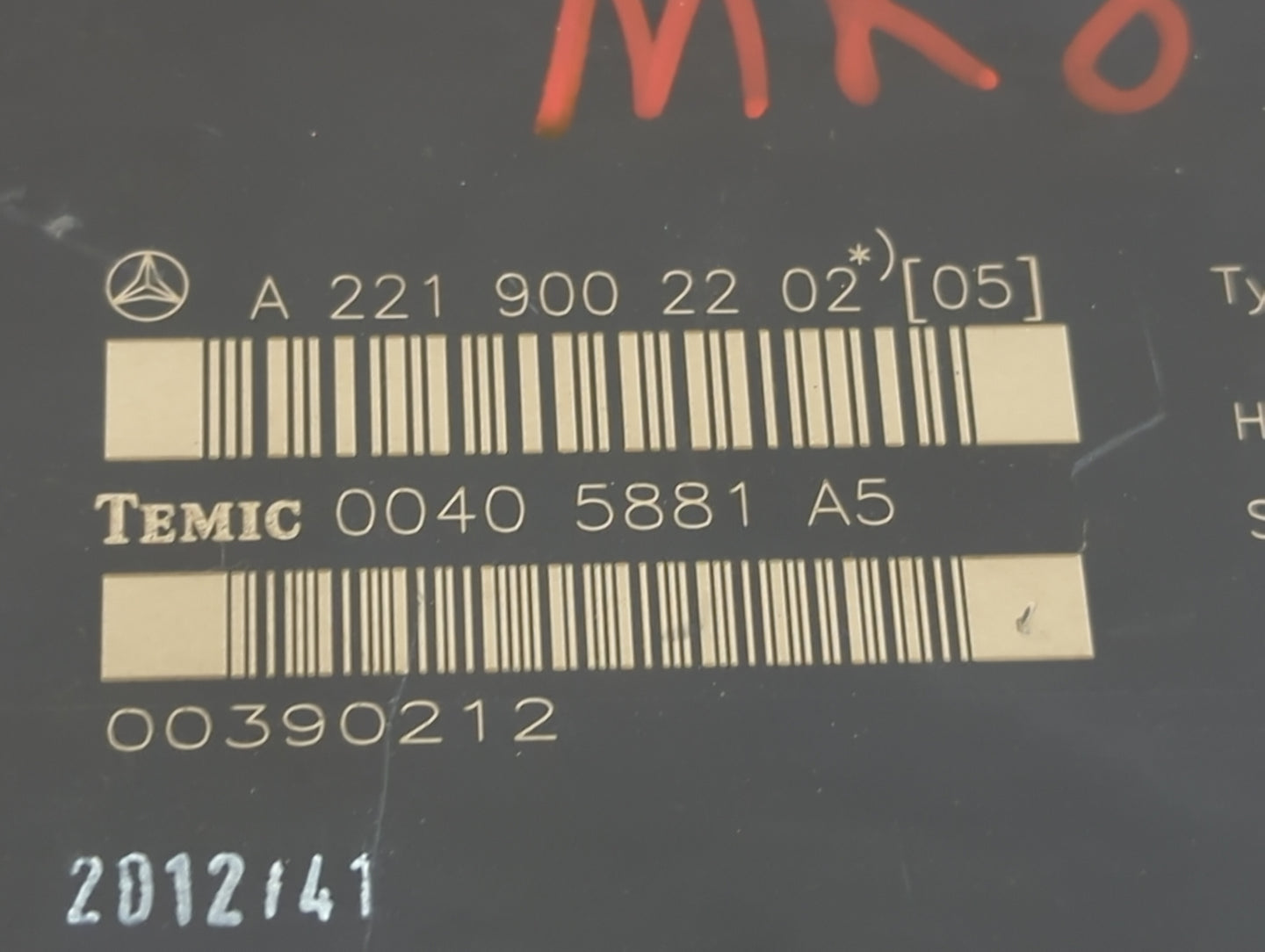 2013 Mercedes-Benz S-Class PCM Engine Control Computer ECU ECM PCU OEM P/N:A2219002202 00405881A5, A2219015300, A2219027001 