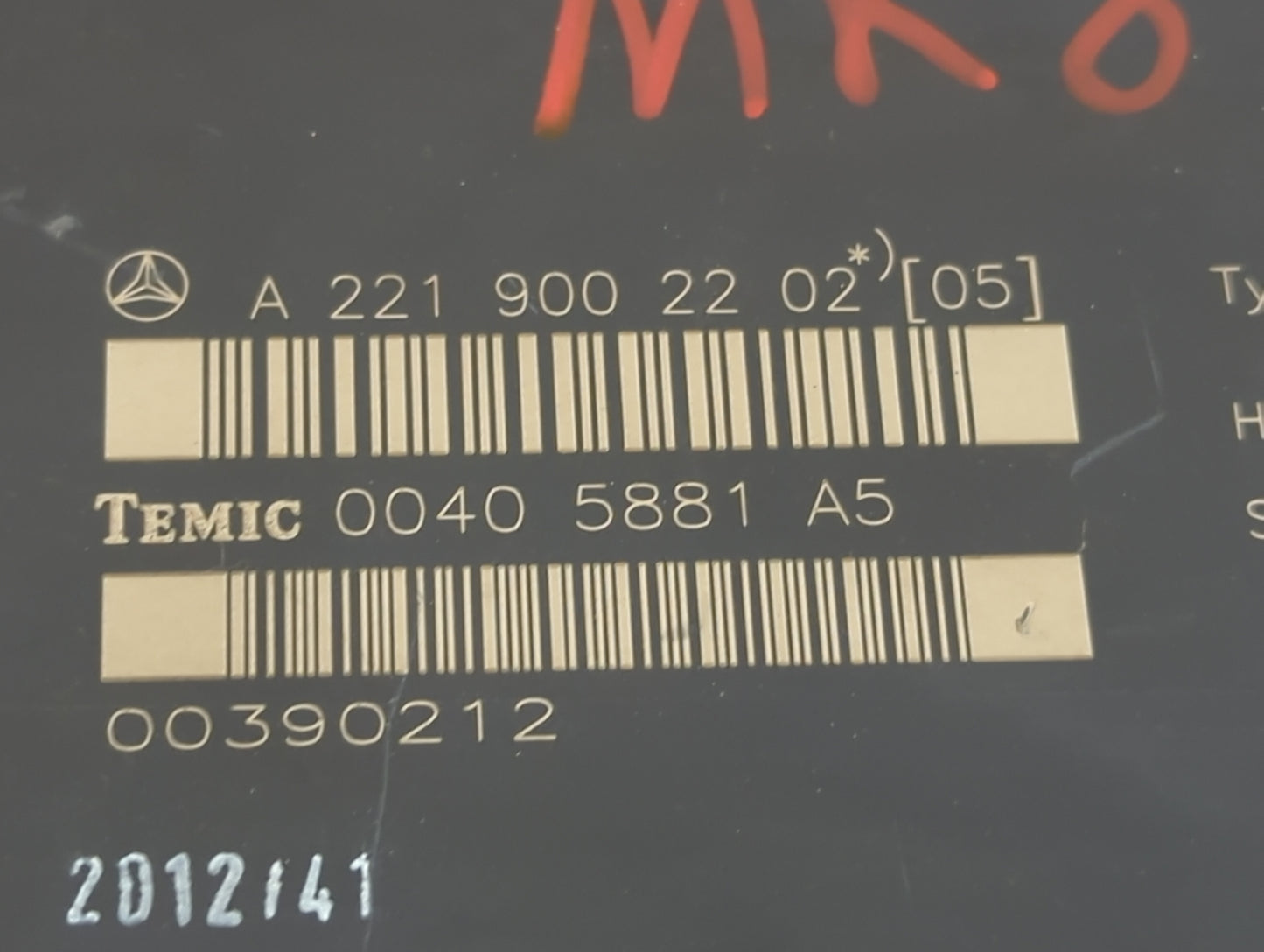 2013 Mercedes-Benz S-Class PCM Engine Control Computer ECU ECM PCU OEM P/N:A2219002202 00405881A5, A2219015300, A2219027001 