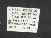 2007-2013 Mercedes-Benz S550 Climate Control Module Temperature AC/Heater Replacement P/N:A 221 902 10 02 A 221 905 28 00 Fi