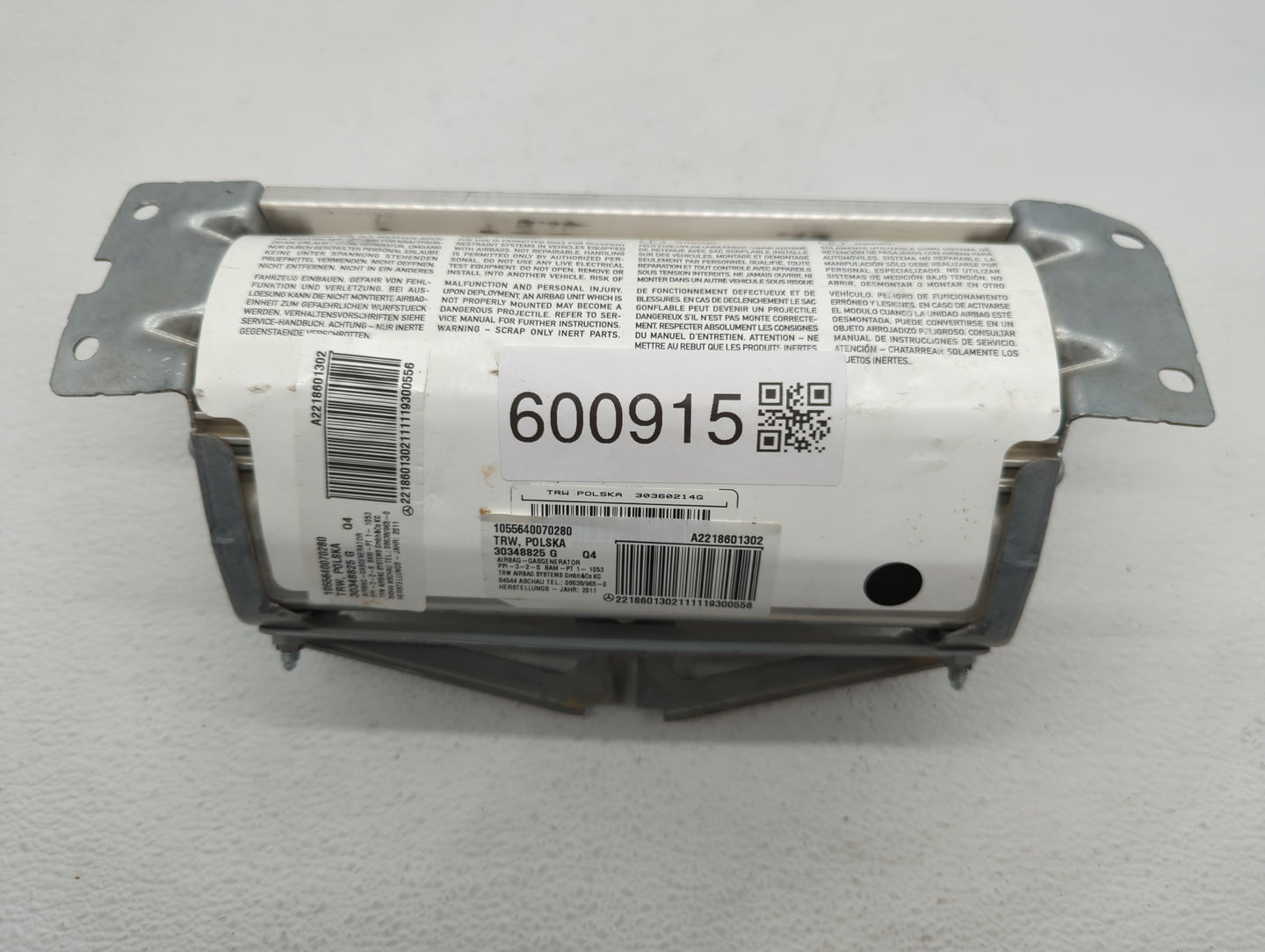 2012-2015 Mercedes-benz Slk250 Air Bag Passenger Right Dashboard Oem - Oemusedautoparts1.com
