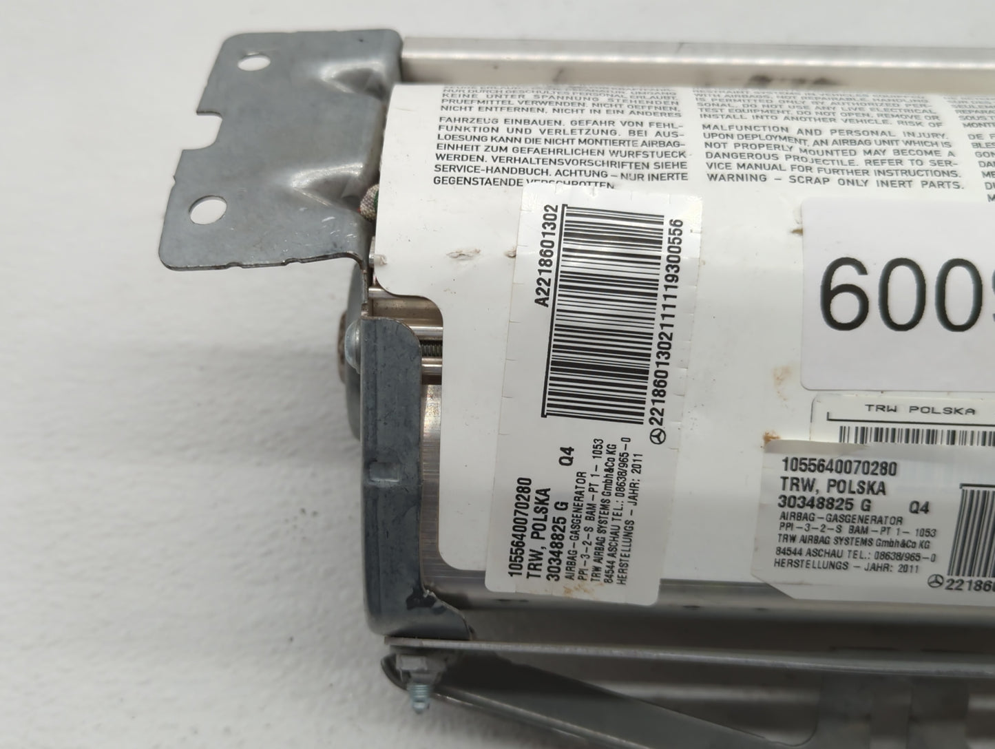 2012-2015 Mercedes-benz Slk250 Air Bag Passenger Right Dashboard Oem - Oemusedautoparts1.com