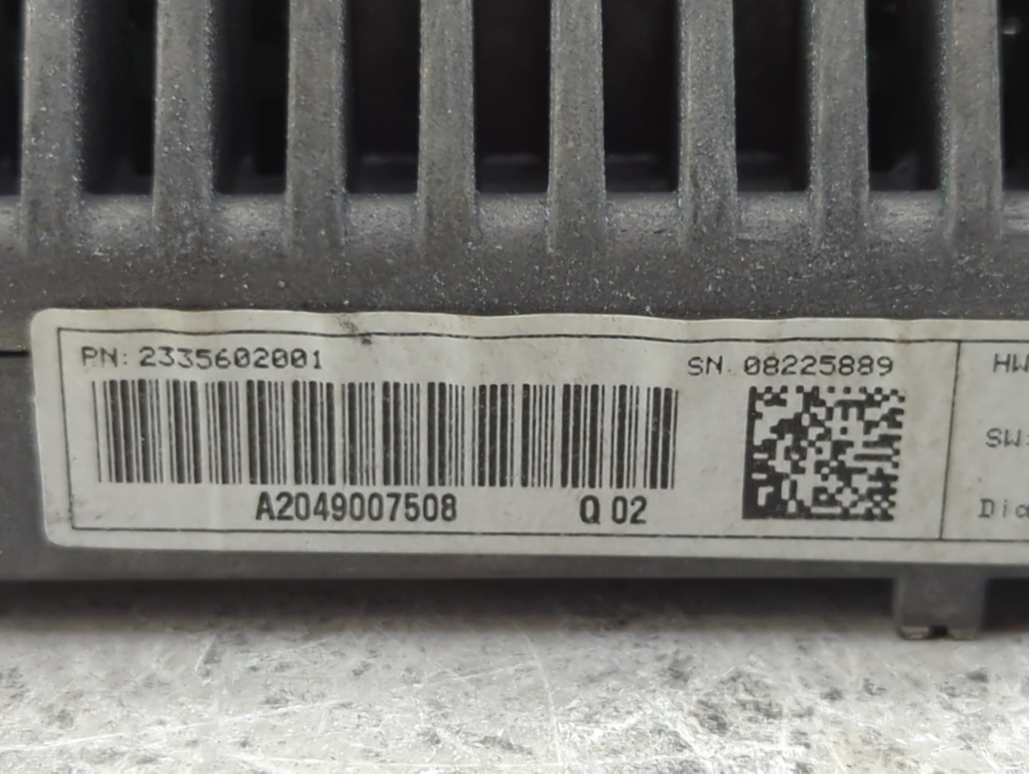 Mercedes C250 Information Display Screen - Oemusedautoparts1.com