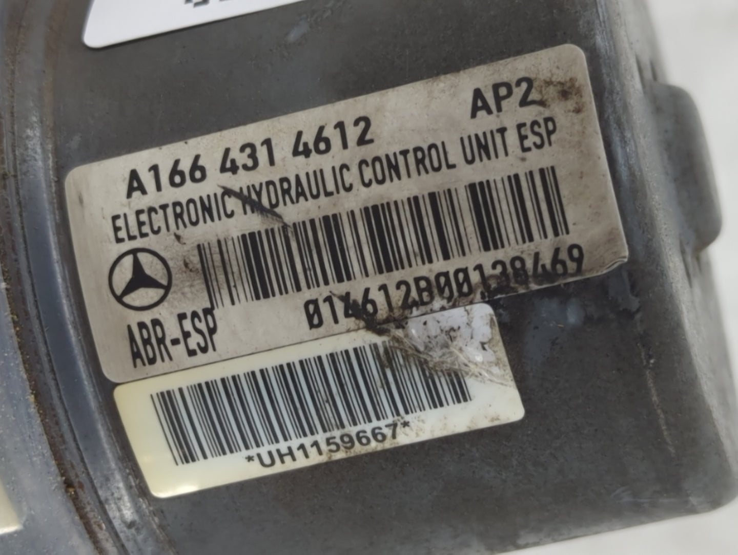 2013 Mercedes Ml350 ABS Pump Control Module Replacement P/N:A1664314612 Fits Fits 2012 OEM Used Auto Parts - Oemusedautopart