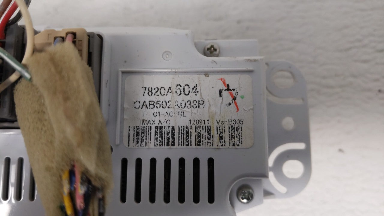 2013 Mercury Milan Climate Control Module Temperature AC/Heater Replacement Fits OEM Used Auto Parts - Oemusedautoparts1.com