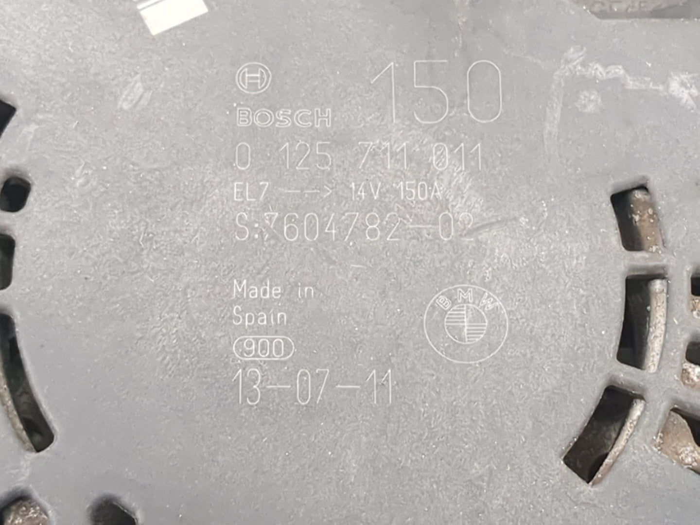 2009-2014 Mini Cooper Alternator Replacement Generator Charging Assembly Engine OEM P/N:0 125 711 011 Fits OEM Used Auto Par