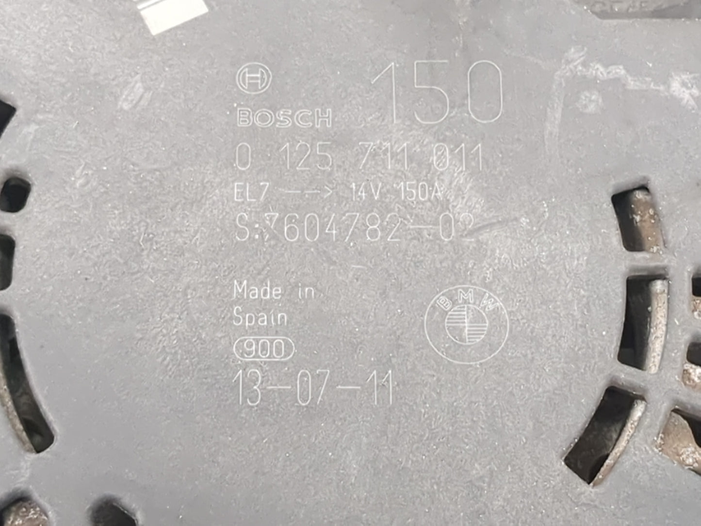 2009-2014 Mini Cooper Alternator Replacement Generator Charging Assembly Engine OEM P/N:0 125 711 011 Fits OEM Used Auto Par