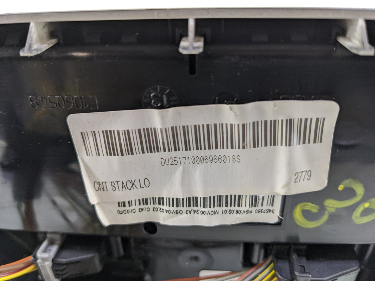 2011-2014 Mini Cooper Climate Control Module Temperature AC/Heater Replacement P/N:E1060548 Fits Fits 2011 2012 2013 2014 OE