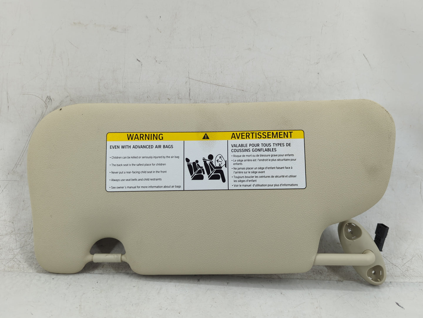 2013 Mini Cooper Sun Visor Shade Replacement Passenger Right Mirror Fits OEM Used Auto Parts - Oemusedautoparts1.com