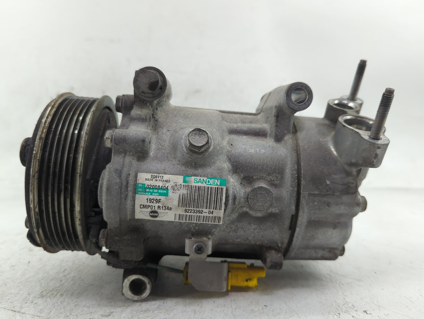 2008-2014 Mini Cooper Air Conditioning A/c Ac Compressor Oem - Oemusedautoparts1.com