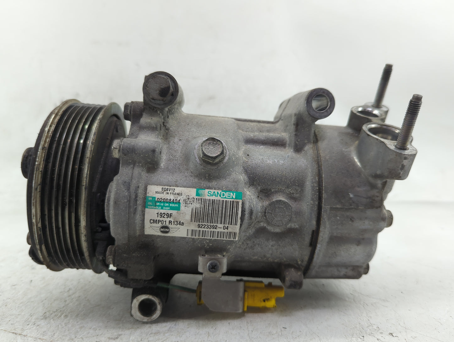 2008-2014 Mini Cooper Air Conditioning A/c Ac Compressor Oem - Oemusedautoparts1.com