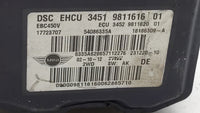 2012-2013 Mini Cooper ABS Pump Control Module Replacement P/N:54086335A 17723707, 3451 9811616, 3451 6866011 Fits Fits 2012 