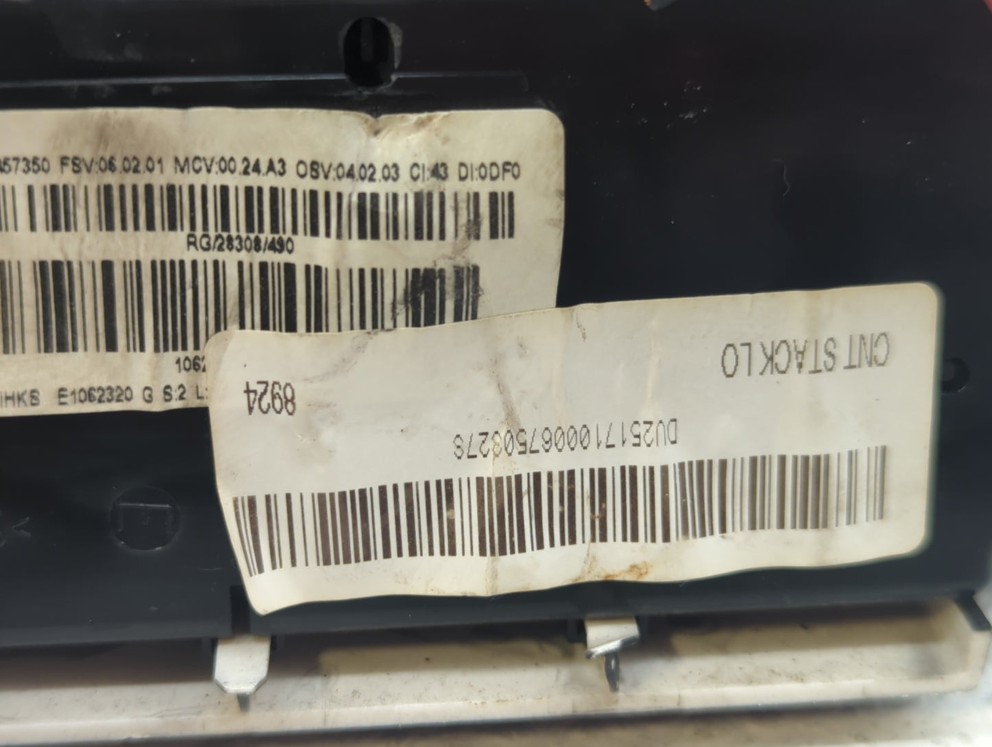 2013-2014 Mini Cooper Climate Control Module Temperature AC/Heater Replacement Fits Fits 2013 2014 OEM Used Auto Parts - Oem