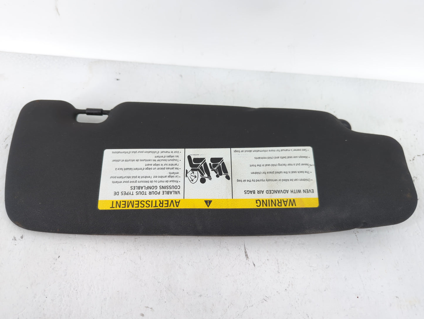 2013 Mini Cooper Sun Visor Shade Replacement Driver Left Mirror Fits OEM Used Auto Parts - Oemusedautoparts1.com