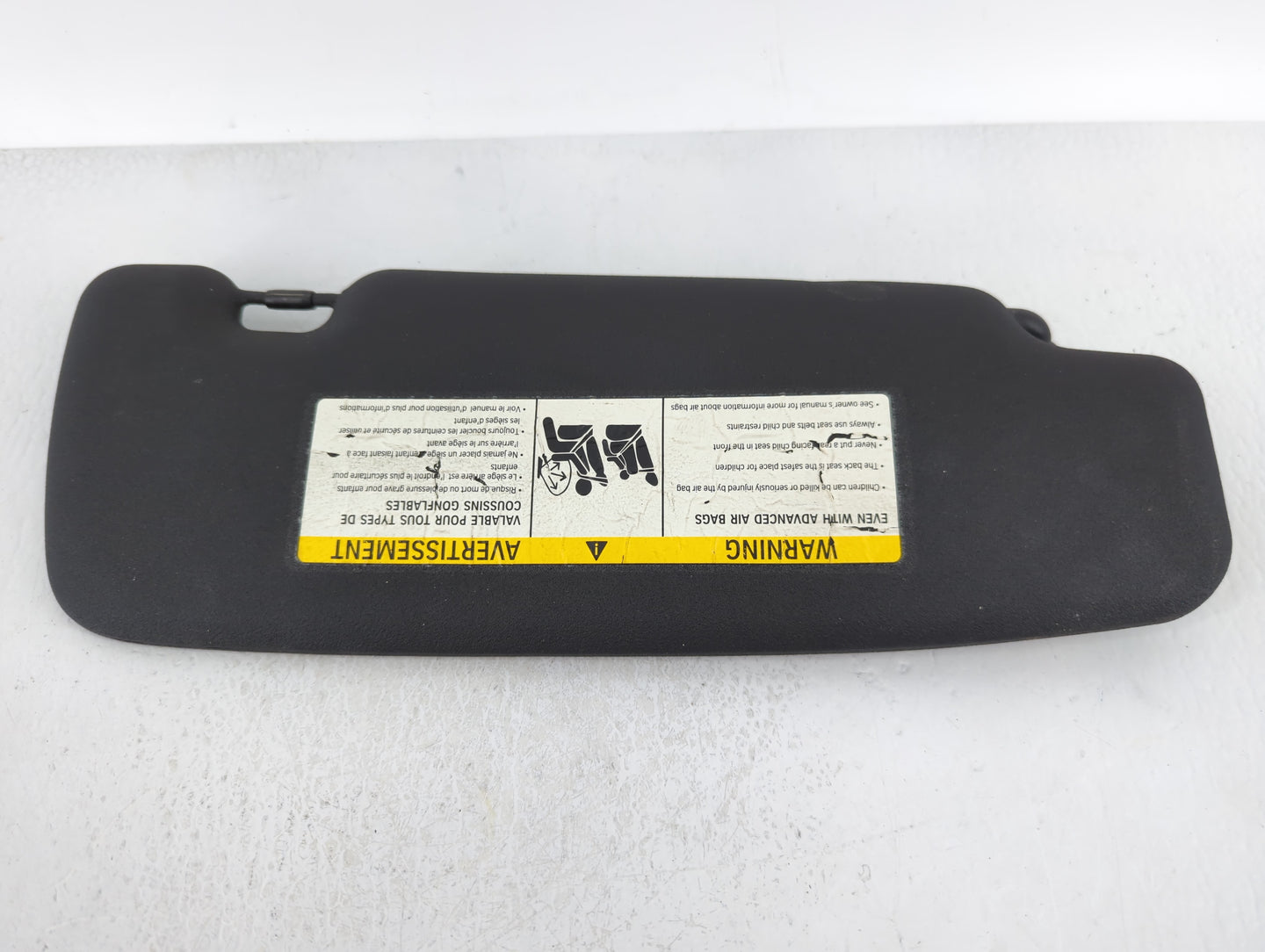 2013 Mini Cooper Sun Visor Shade Replacement Driver Left Mirror Fits OEM Used Auto Parts - Oemusedautoparts1.com