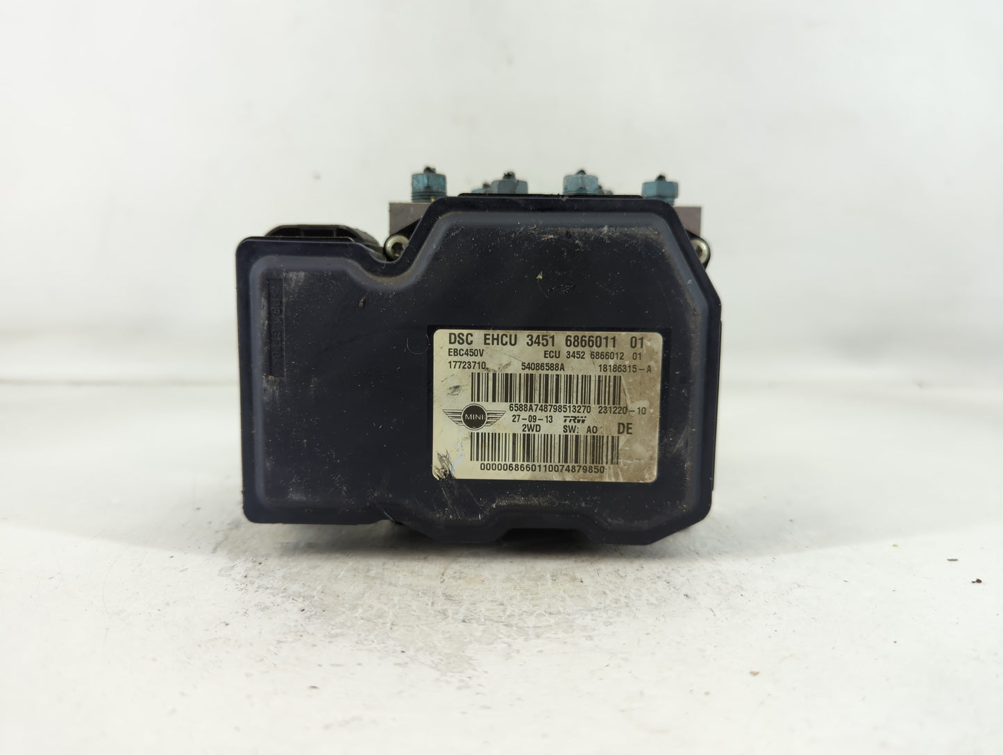 2012-2013 Mini Cooper ABS Pump Control Module Replacement P/N:54086588A 3451 6866011 01 Fits Fits 2012 2013 OEM Used Auto Pa