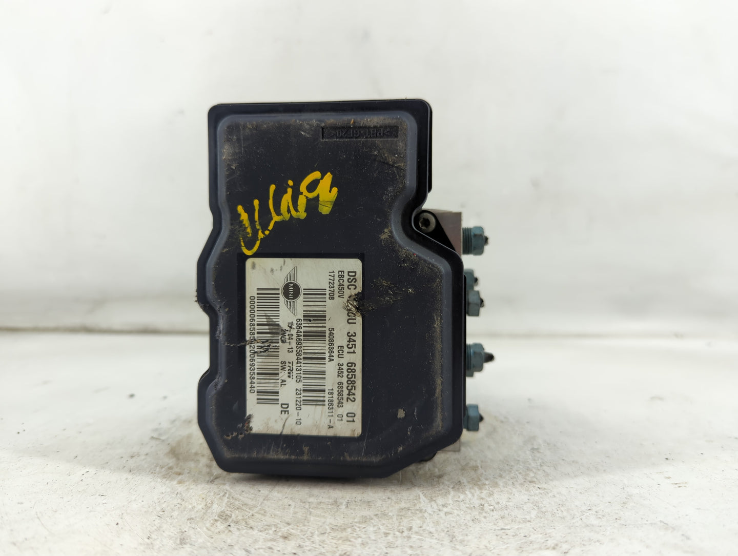 2012-2013 Mini Cooper ABS Pump Control Module Replacement P/N:3451 6858542 01 Fits Fits 2012 2013 OEM Used Auto Parts - Oemu