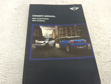 2013 Mini Cooper Countryman Owners Manual Book Guide P/N:01 40 926 071 OEM Used Auto Parts - Oemusedautoparts1.com