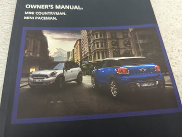 2013 Mini Cooper Countryman Owners Manual Book Guide P/N:01 40 926 071 OEM Used Auto Parts