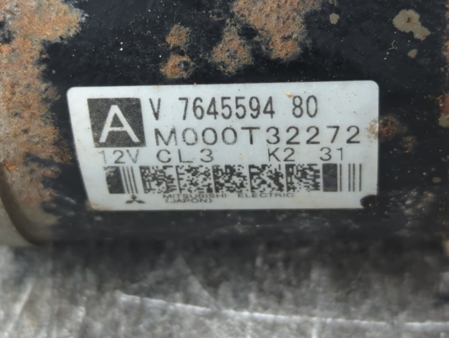2011-2016 Mini Cooper Countryman Car Starter Motor Solenoid OEM P/N:7645594 M000T32272 Fits OEM Used Auto Parts - Oemusedaut