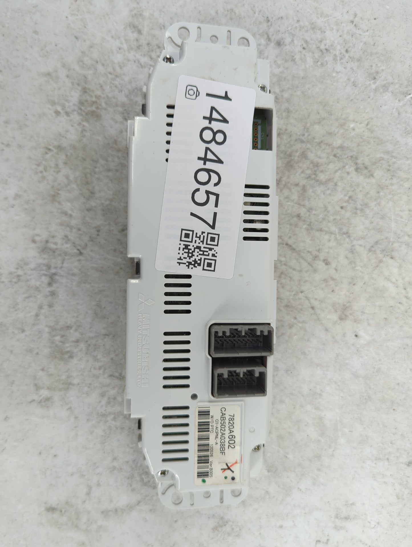 2008-2012 Mitsubishi Lancer Climate Control Module Temperature AC/Heater Replacement P/N:7820A602 CAB502A038BF Fits OEM Used