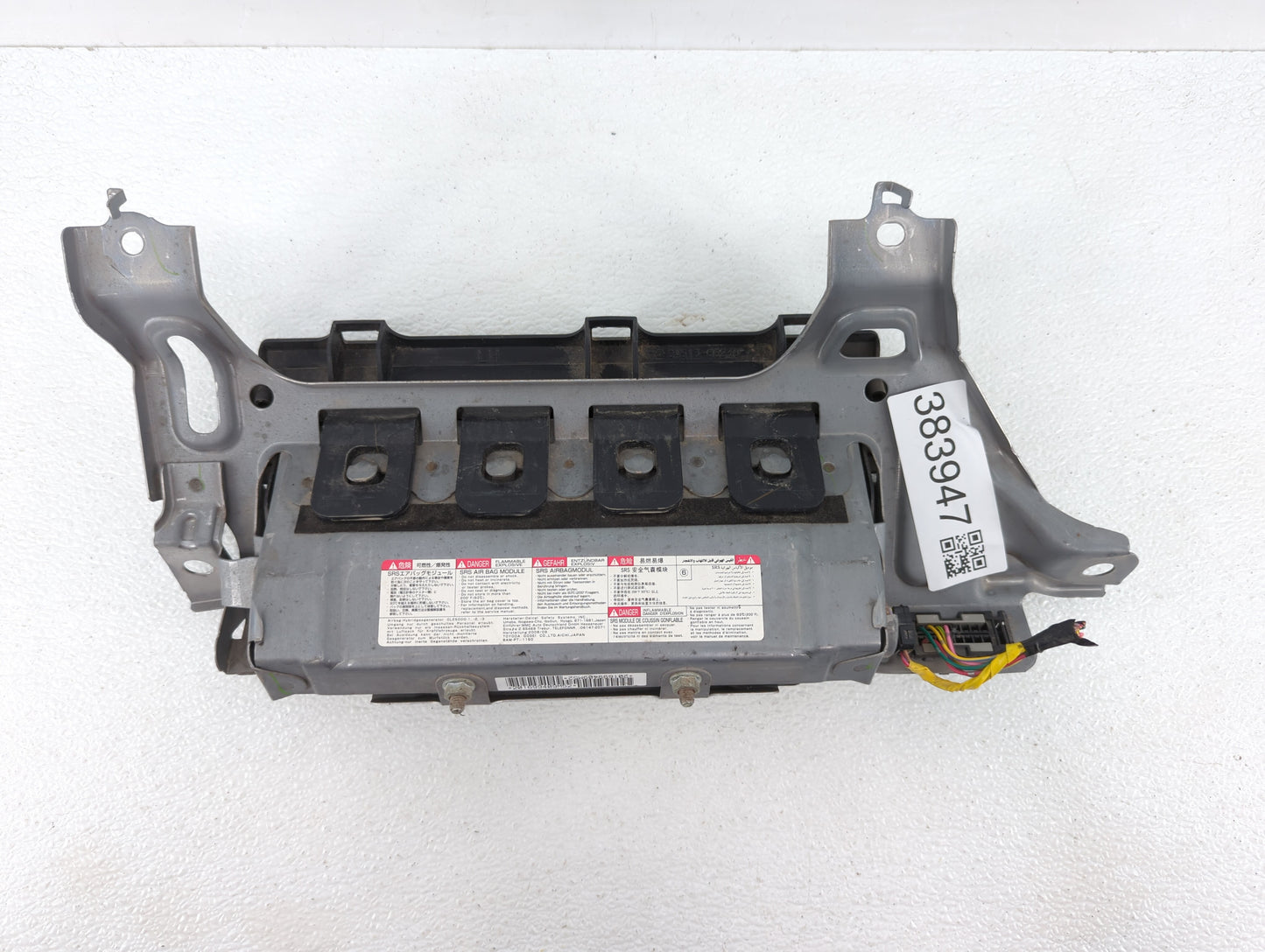 2013 Mitsubishi Lancer Air Bag Passenger Right Dashboard Oem Black - Oemusedautoparts1.com