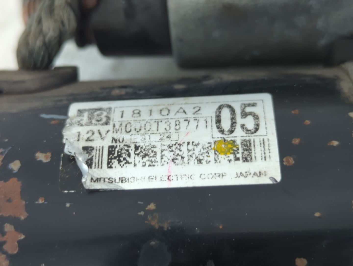 2011-2015 Mitsubishi Lancer Car Starter Motor Solenoid OEM P/N:M000T38771 131810A2 Fits Fits 2011 2012 2013 2014 2015 2016 O