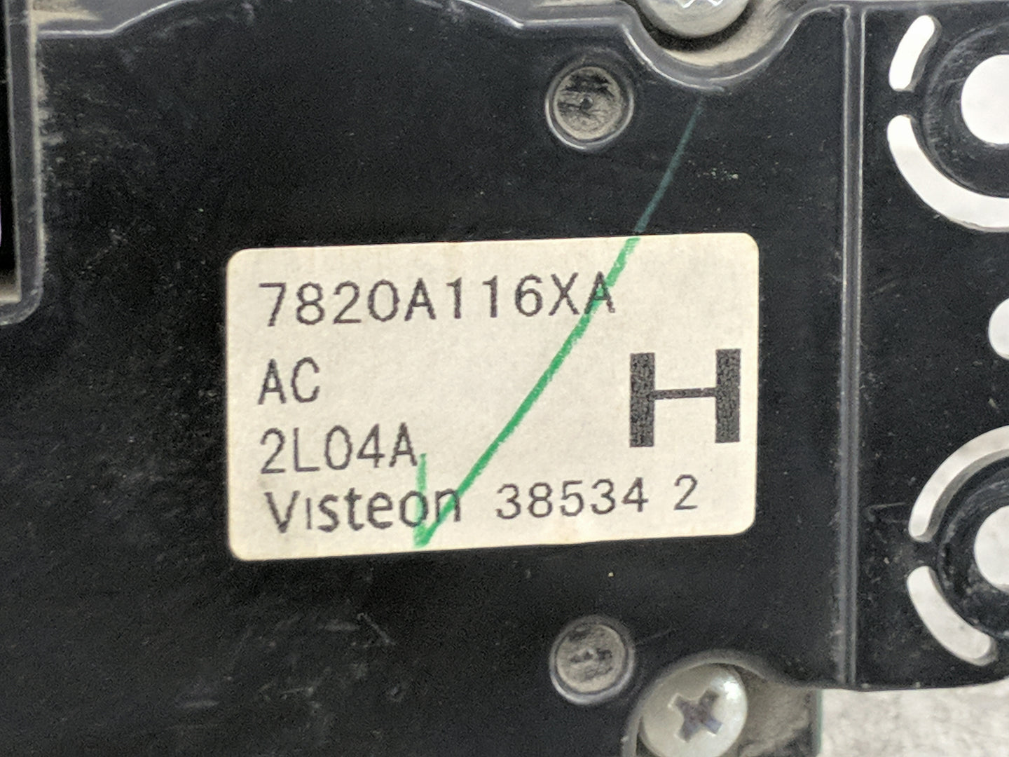 2007-2013 Mitsubishi Outlander Climate Control Module Temperature AC/Heater Replacement P/N:7820A116XA Fits OEM Used Auto Pa